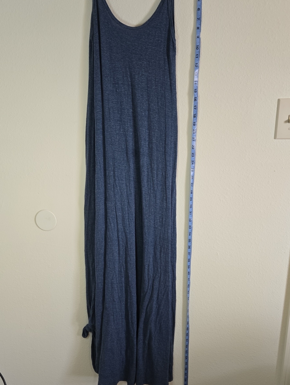Michael Lauren Navy Blue Scoop Neck Tank Top